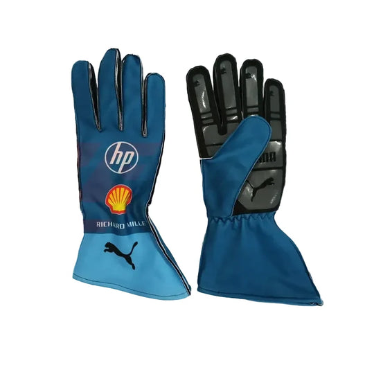 2024 Charles Leclerc Ferrari Hp Miami Gp F1 Race Gloves - Creative Racewears