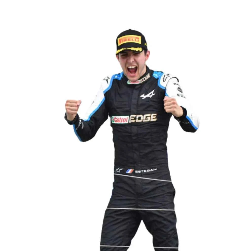 Esteban Ocon 2021 Castrol Alpine F1 Racing Suit