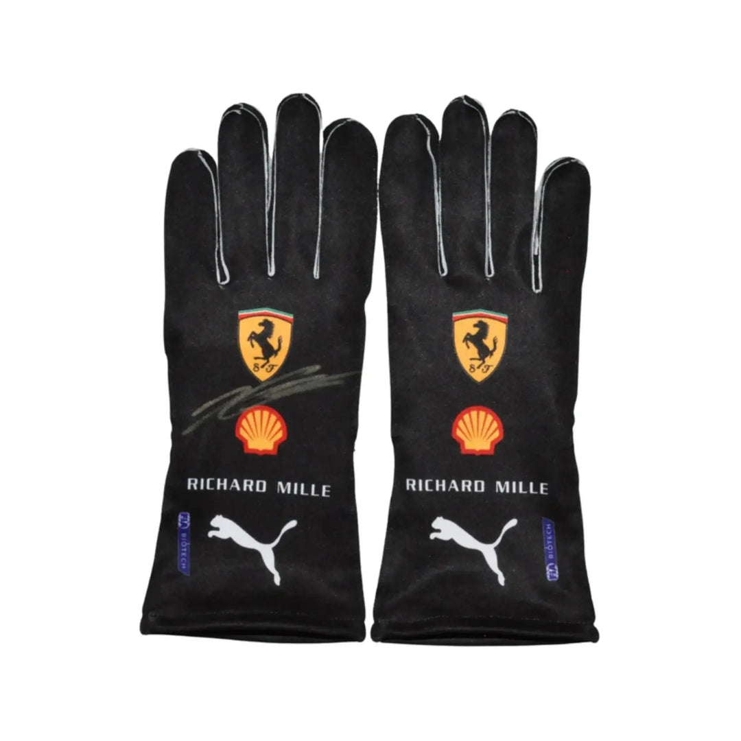 2022 Charles Leclerc Ferrari Replica F1 Gloves Pair - Creative Racewears
