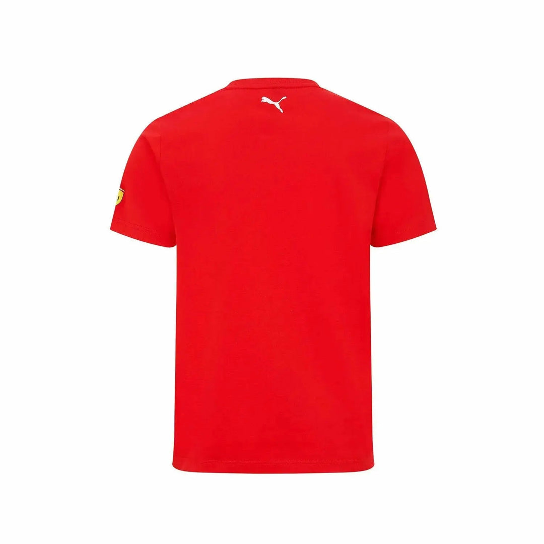 2022 Ferrari Italy F1 Mens Sainz T-shirt Red - Dashing Racegear