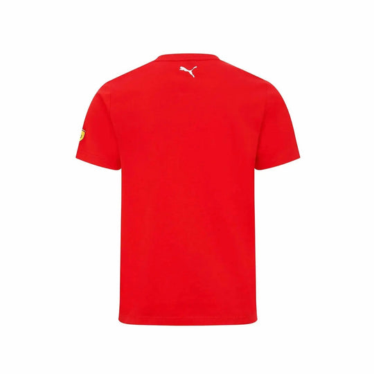 2022 Ferrari Italy F1 Mens Sainz T-shirt Red - Dashing Racegear