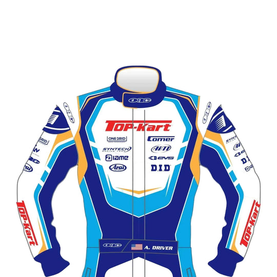 2023 Top Kart Racing Go Kart Race Suit