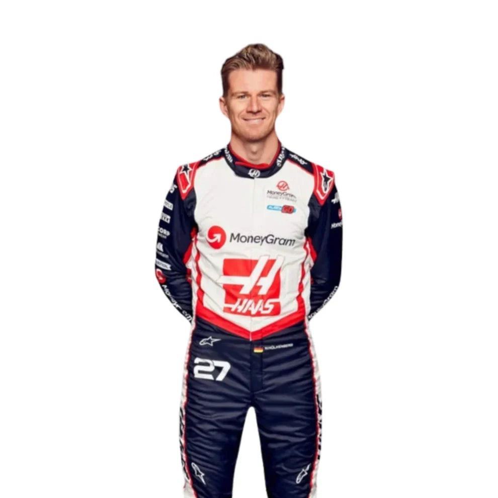 2024 Nico Hulkenberg Haas F1 Race Suit - Creative Racewears