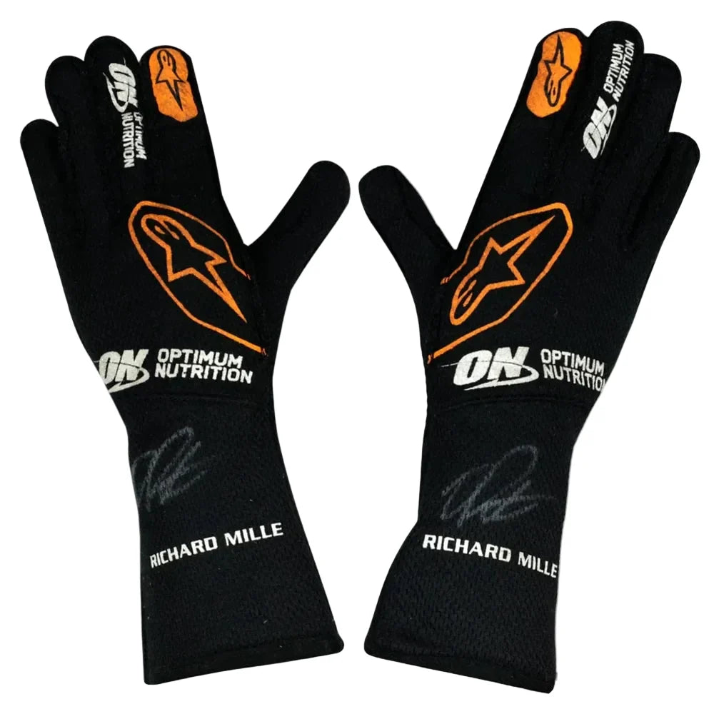 2024 Oscar Piastri McLaren F1 Race Gloves - Creative Racewears
