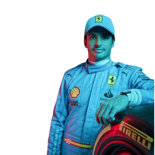 2024 Carlos Sainz Miami GP F1 Racing Suit | Creative Racegear - Creative Racewears