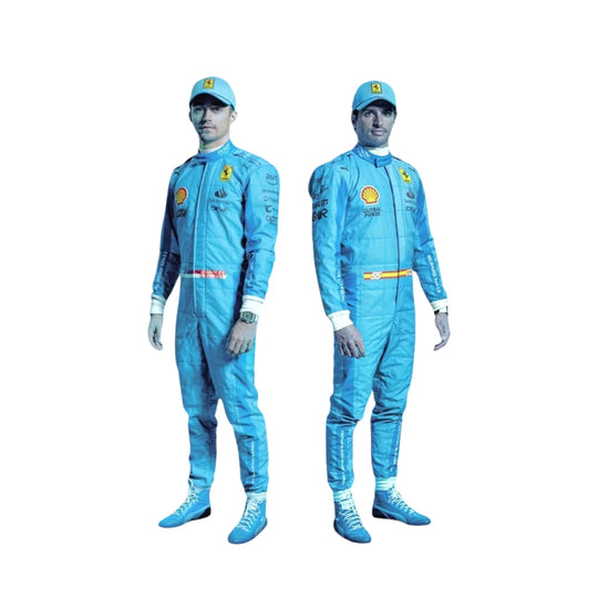 2024 Carlos Sainz Miami GP F1 Racing Suit | Creative Racegear - Creative Racewears
