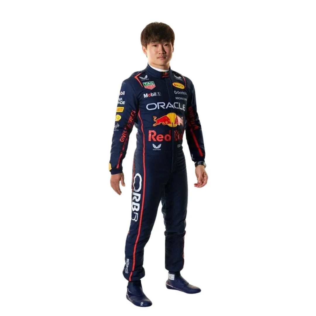 2025 Yuki Tsunoda Abu Dhabi GP F1 Racing Suit | Creative Racegear - Creative Racewears
