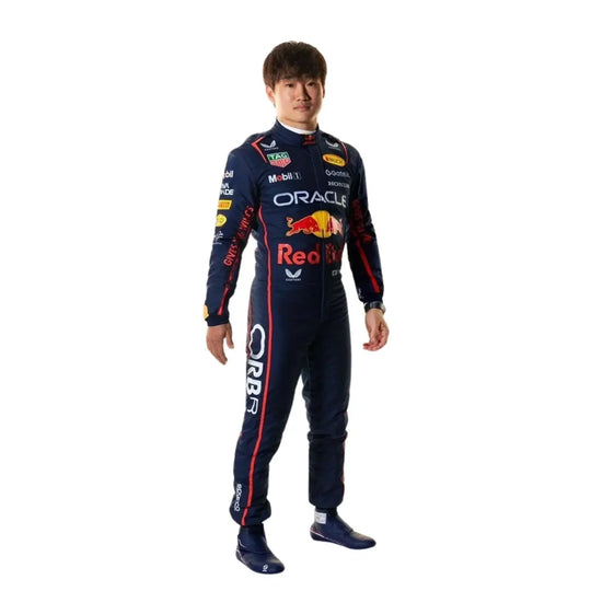 2025 Yuki Tsunoda Abu Dhabi GP F1 Racing Suit | Creative Racegear - Creative Racewears