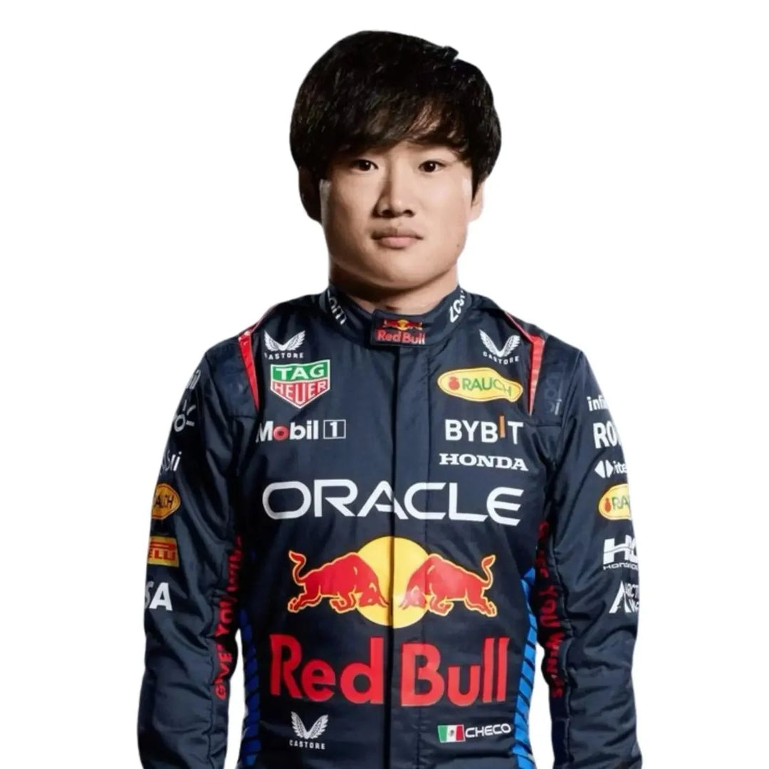 2025 Yuki Tsunoda Abu Dhabi GP F1 Racing Suit | Creative Racegear - Creative Racewears