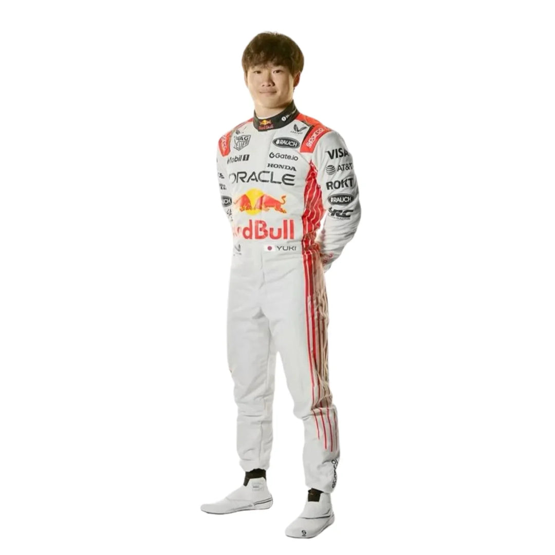 2025 Max Verstappen & Yuki Tsunoda Japanese GP F1 Racing Suit | Creative Racegear - Creative Racewears
