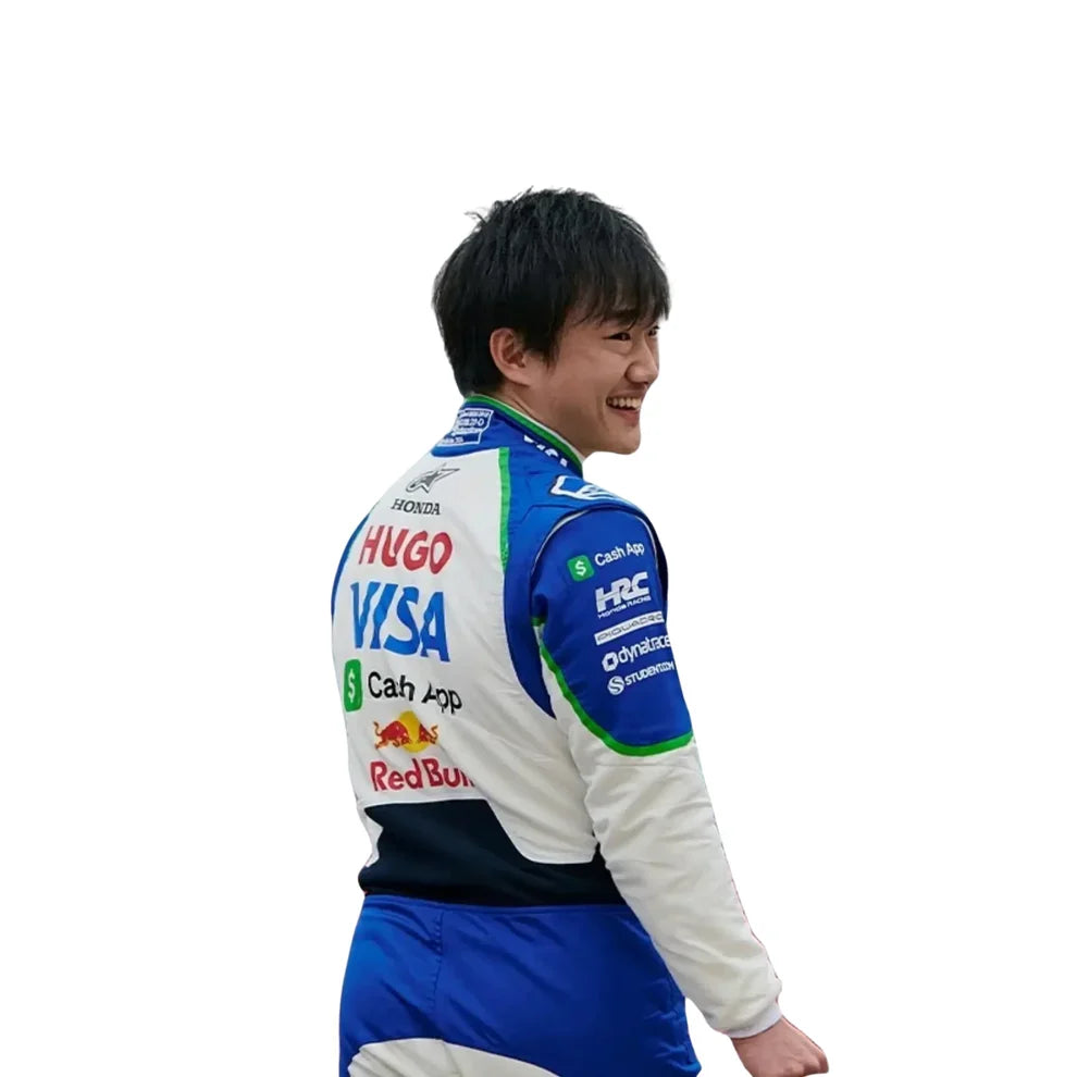 2025 Yuki Tsunoda VISA RB F1 Race Suit - Creative Racewears