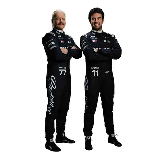 2026 F1 Racing Costume Worn By Valtteri Bottas and Sergio Perez