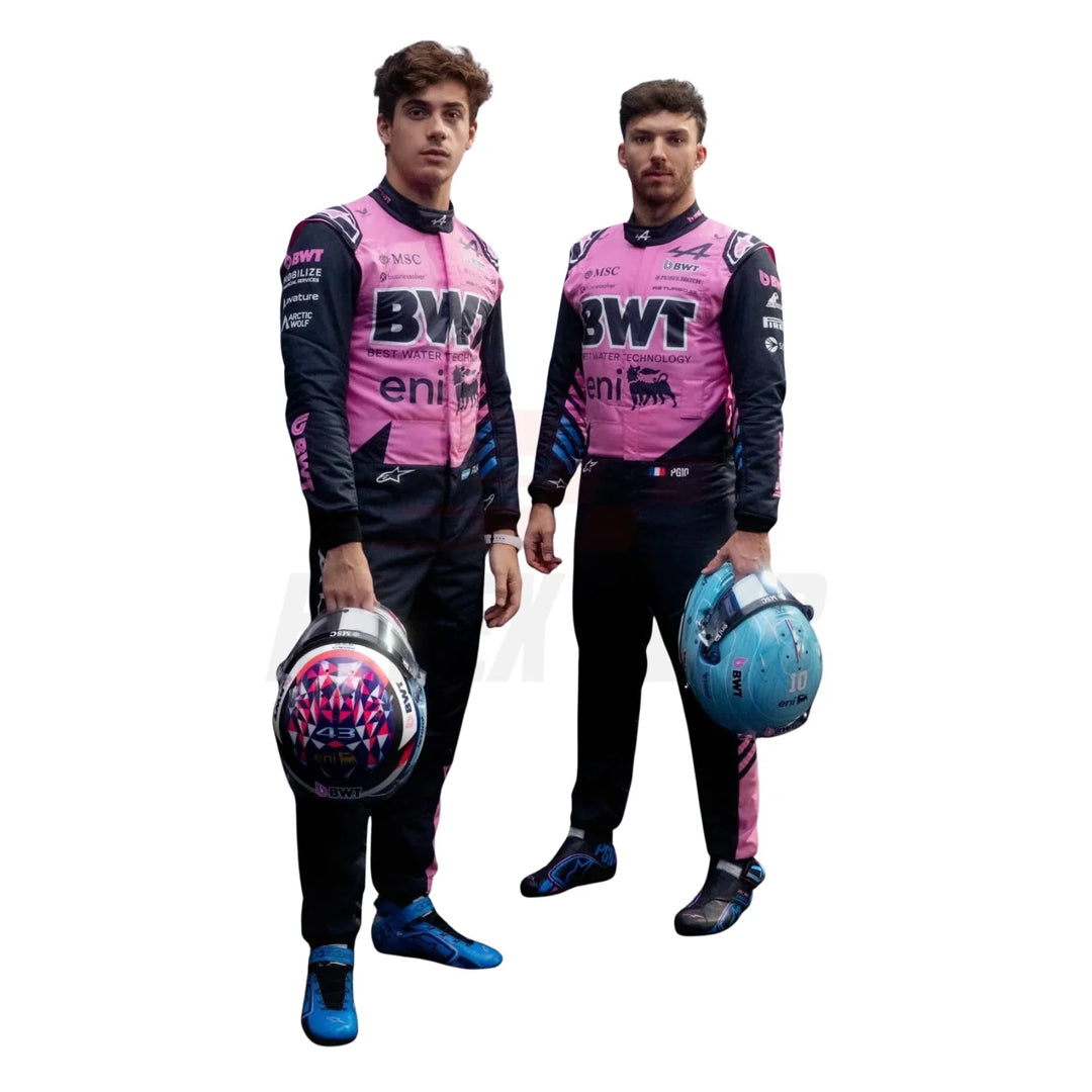 2026 Pierre Gasly & Franco Colapinto Formula One BWT Team Alpine Replica Racing Suit | Creative Racegear - Creative Racewears