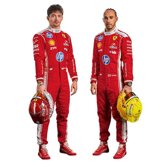 2026 Charles Leclerc & Lewis Hamilton F1 Racing suit | Creative Racegear - Creative Racewears