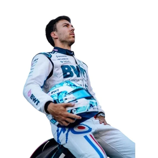2025 Pierre Gasly Spanish GP celebrate 70 years Race Suit - Creative Racewears