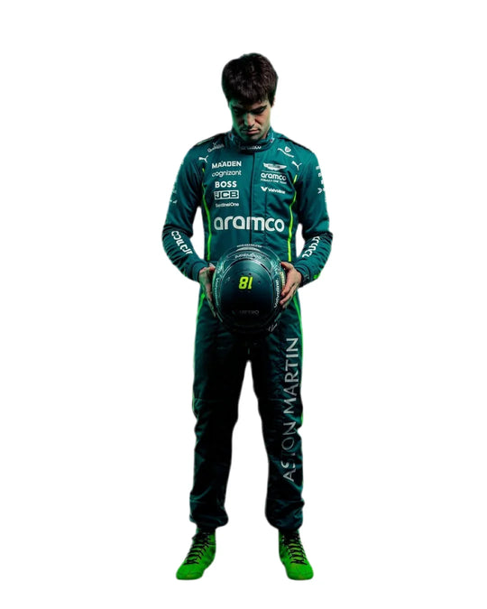 Lance Stroll 2025 Aston Martin F1 Inspired Race Suit | Creative Racegear - Creative Racewears