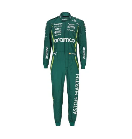 Fernando Alonso 2025 Aston Martin F1 Inspired Race Suit | Creative Racegear - Creative Racewears