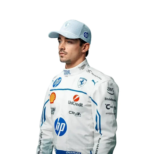 2025 Charles Leclerc Scuderia Ferrari Hp Monaco GP Race Suit - Creative Racewears