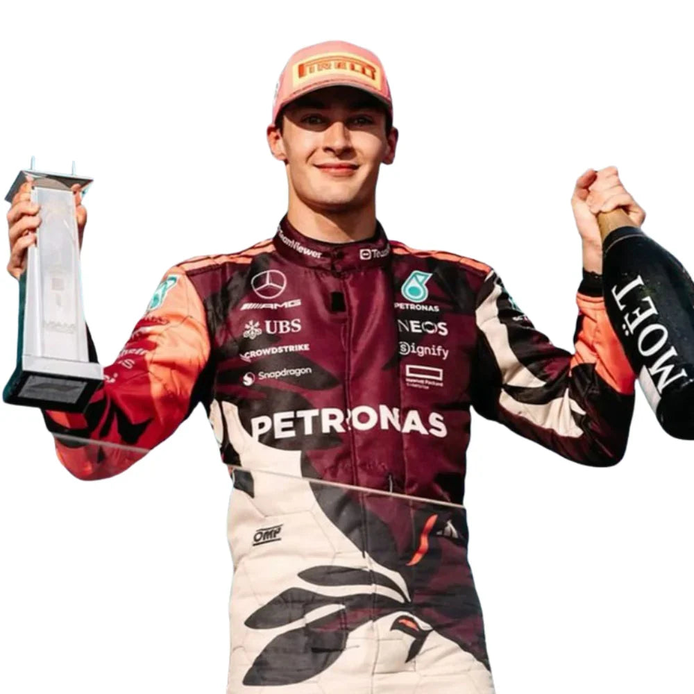 George Russell 2025 Mercedes F1 Inspired Race Suit | Creative Racegear - Creative Racewears