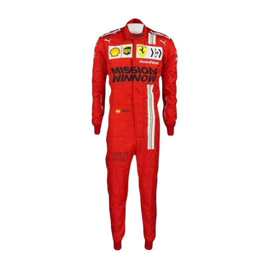 Carlos Sainz 2021 Ferrari F1 Race Suit - Creative Racewears