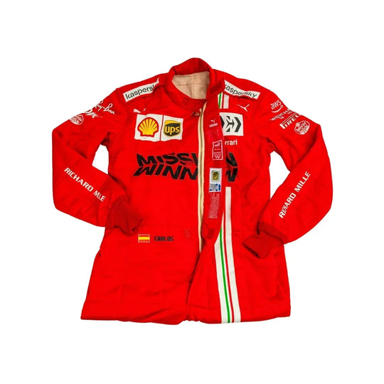 Carlos Sainz 2021 Ferrari F1 Race Suit - Creative Racewears