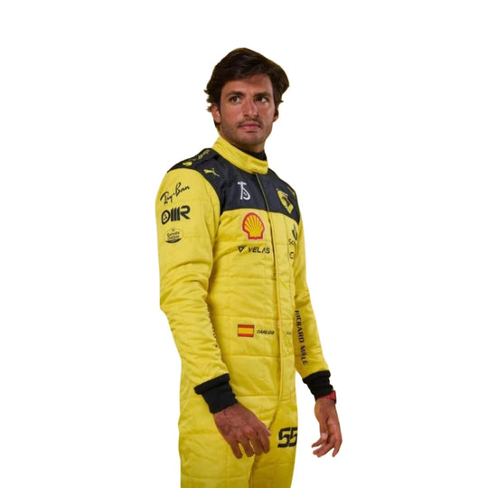 Carlos Sainz Ferrari's 75th anniversary F1 Suit Special Edition - Creative Racewears