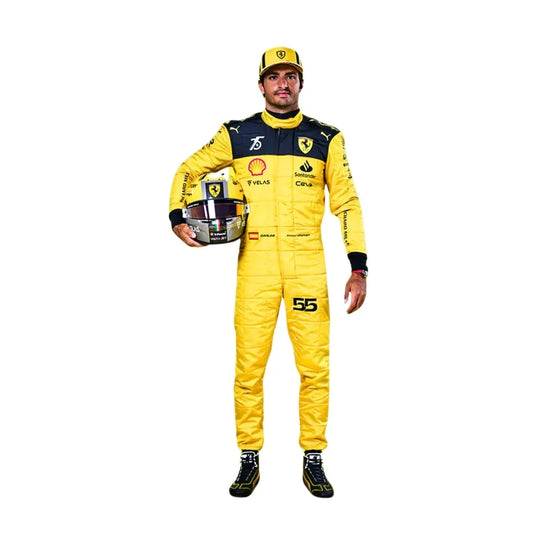 Carlos Sainz Ferrari's 75th anniversary F1 Suit Special Edition - Creative Racewears