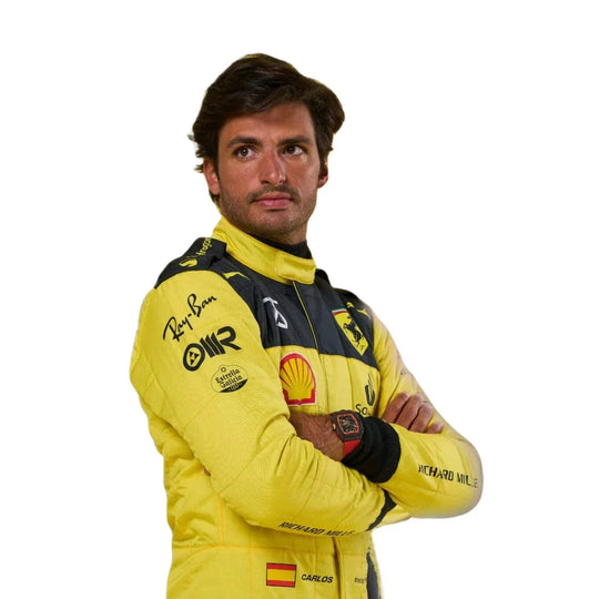 Carlos Sainz Ferrari's 75th anniversary F1 Suit Special Edition - Creative Racewears