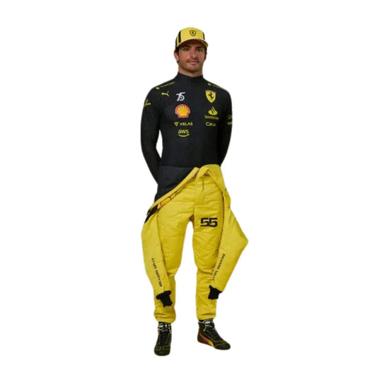 Carlos Sainz Ferrari's 75th anniversary F1 Suit Special Edition - Creative Racewears