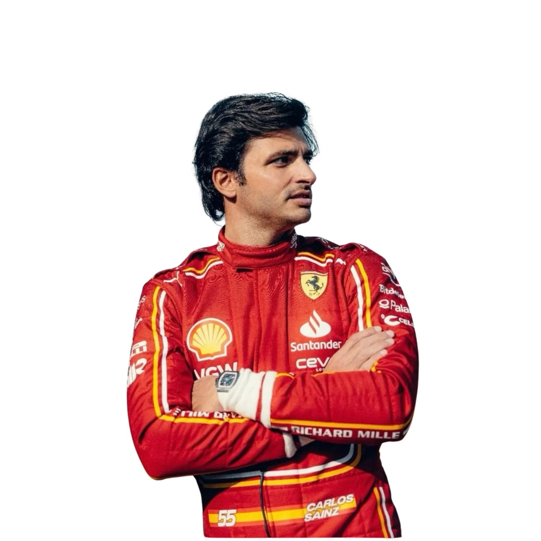 2024 Carlos Sainz F1 Racing Suit | Creative Racegear - Creative Racewears