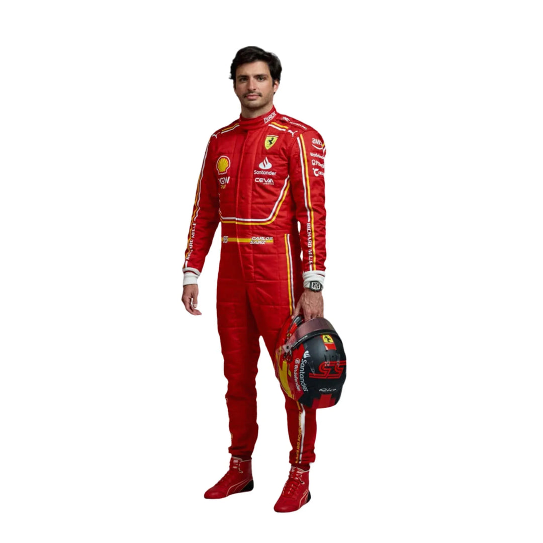 2024 Carlos Sainz F1 Racing Suit | Creative Racegear - Creative Racewears
