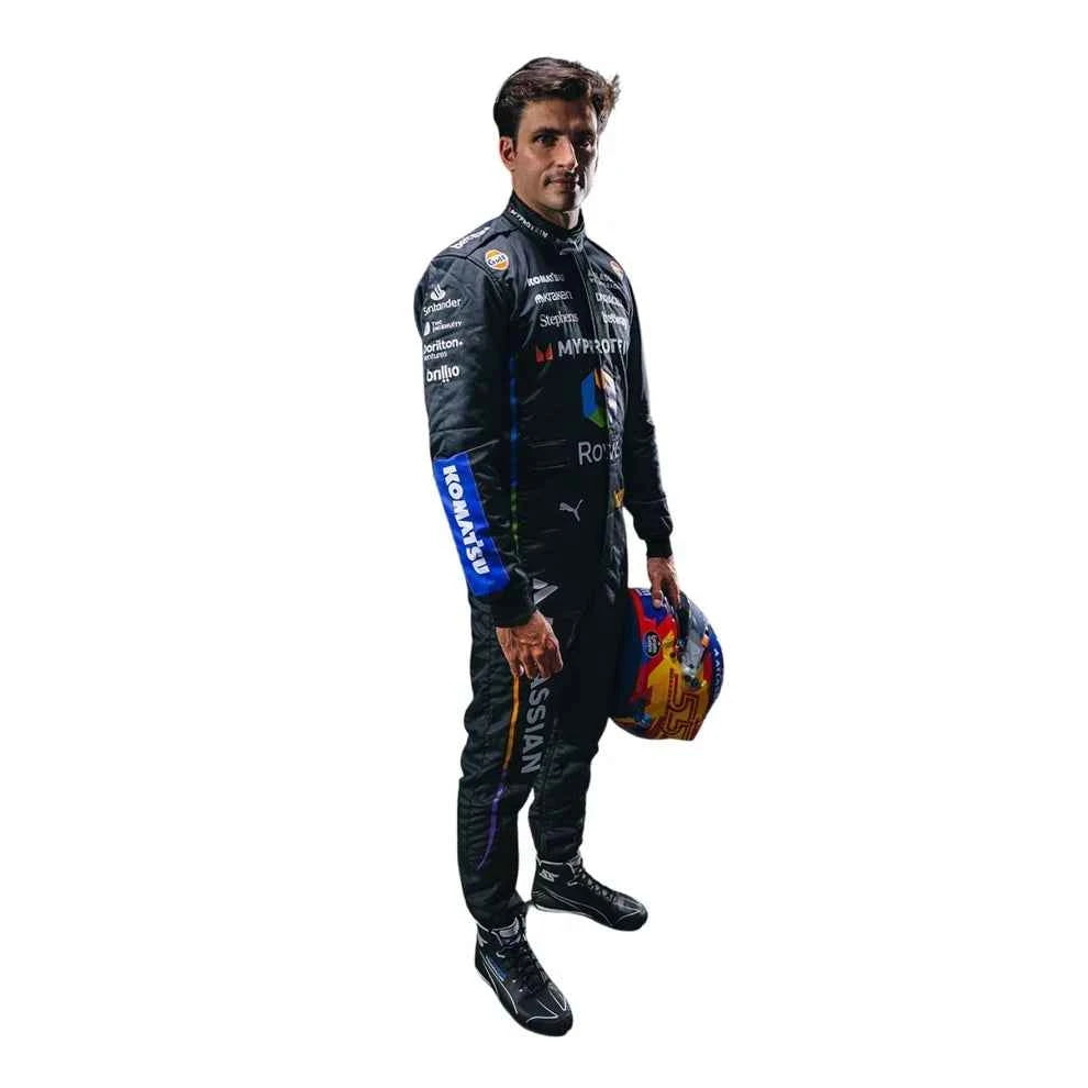 Carlos Sainz 2025 Las Vegas GP Williams F1 Racing Suit