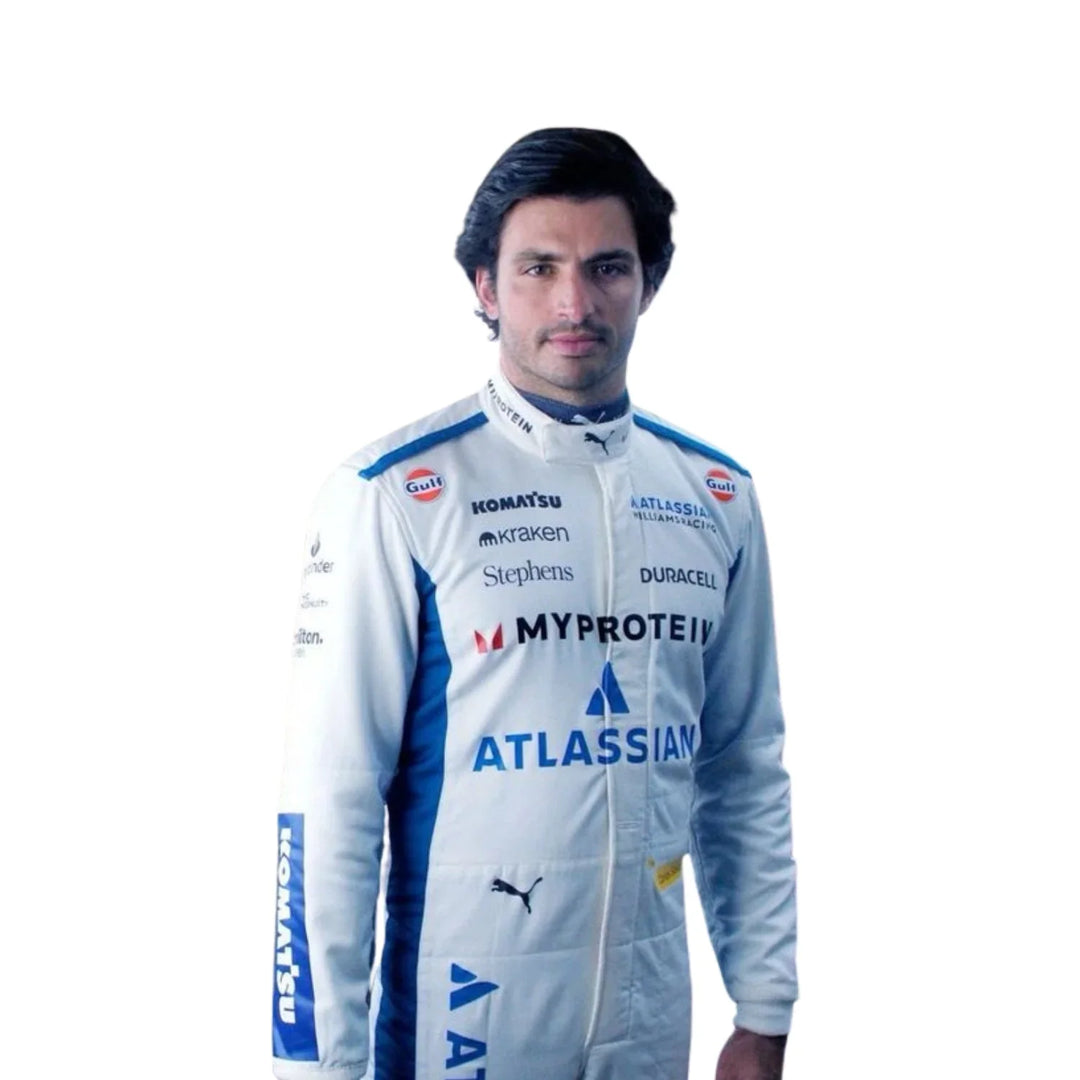 Carlos Sainz 2025 Williams F1 Inspired Race Suit | Creative Racegear - Creative Racewears
