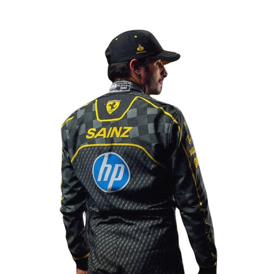 F1 Racing Costume Worn by Charles Leclerc & Carlos Sainz Jr. – 2024 HP Italy GP Ferrari - Creative Racewears