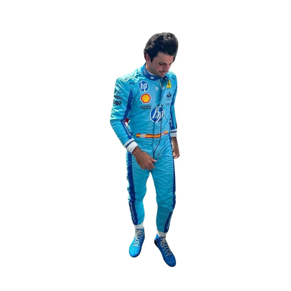 2024 Carlos Sainz Scuderia Ferrari F1 Miami Grand Prix Race Suit - Creative Racewears
