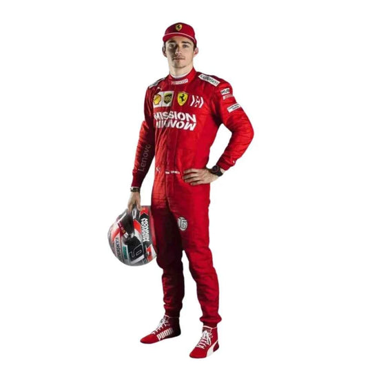 Charles Leclerc 2019 Ferrari F1 Racing Suit | Creative Racegear