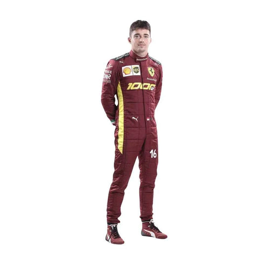 Charles Leclerc 2020 1000 GP Ferrari F1 Racing Suit | Creative Racegear