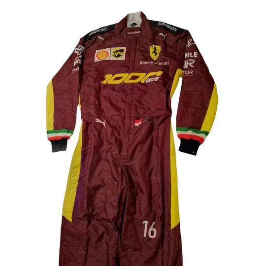 Charles Leclerc 2020 1000 GP Ferrari F1 Racing Suit | Creative Racegear