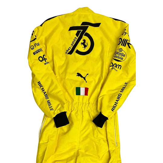 Charles Leclerc Ferrari's 75th anniversary F1 Suit Special Edition - Creative Racewears