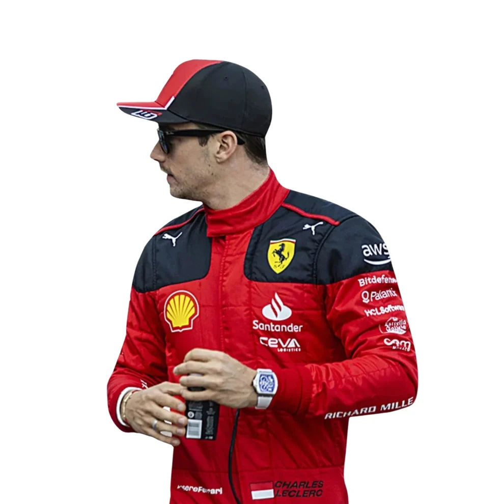Charles Leclerc 2022 Ferrari F1 Race Suit - Creative Racewears