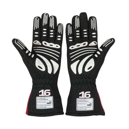 2023 Charles Leclerc Race Scuderia Ferrari F1 Gloves - Creative Racewears