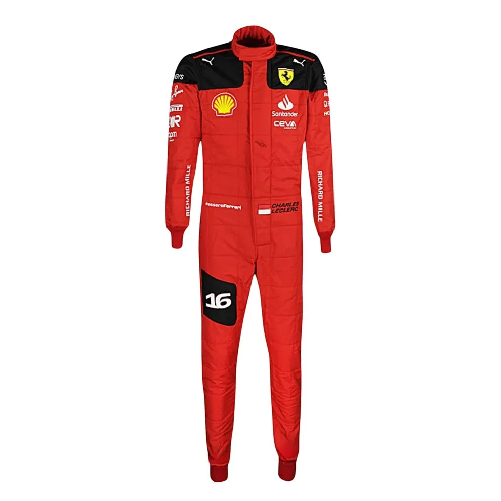 2023 Charles Leclerc Scuderia Ferrari F1 Race Suit - Creative Racewears