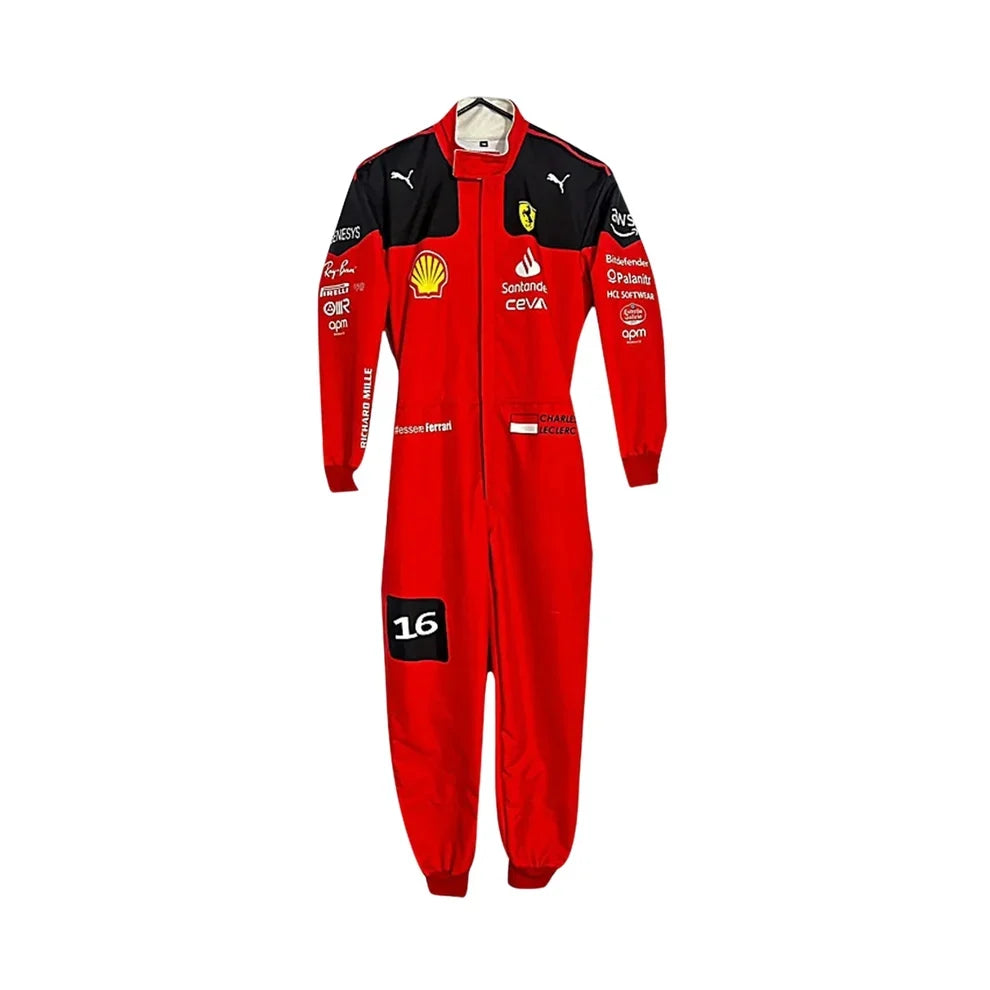 2023 Charles Leclerc Scuderia Ferrari F1 Race Suit - Creative Racewears
