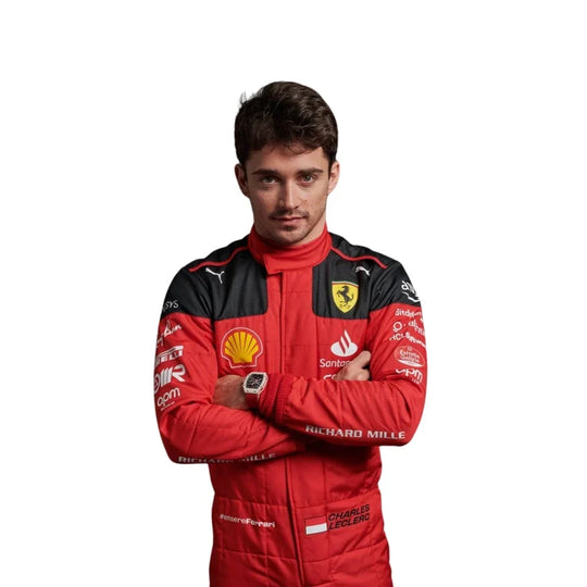 2023 Charles Leclerc Scuderia Ferrari F1 Race Suit - Creative Racewears