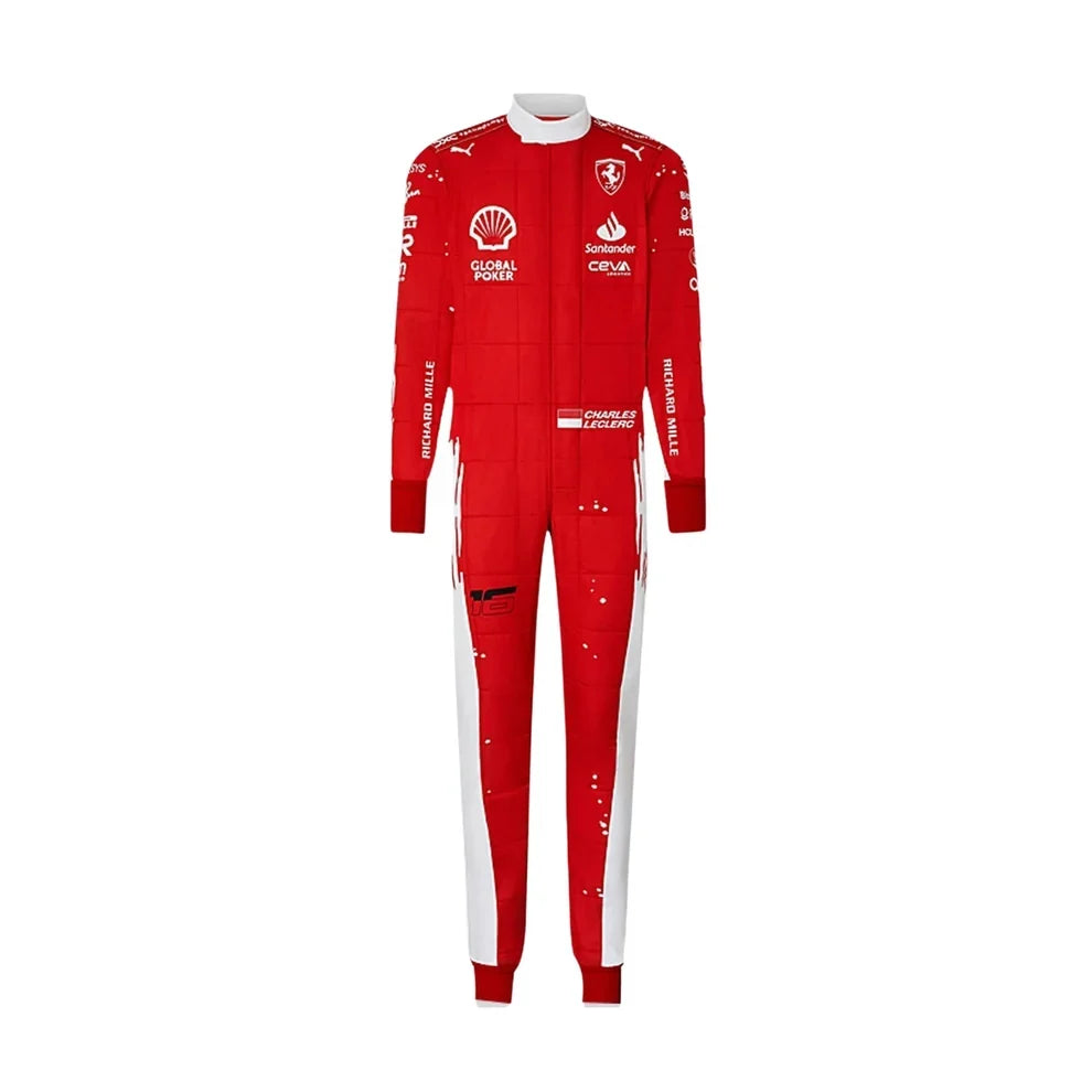 2023 Charles Leclerc las vegas GP special edition Ferrari F1 Race Suit - Creative Racewears