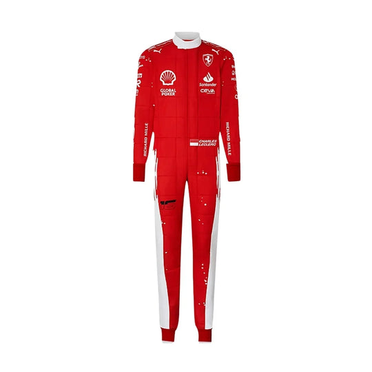2023 Charles Leclerc las vegas GP special edition Ferrari F1 Race Suit - Creative Racewears