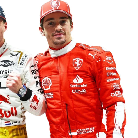 2023 Charles Leclerc las vegas GP special edition Ferrari F1 Race Suit - Creative Racewears
