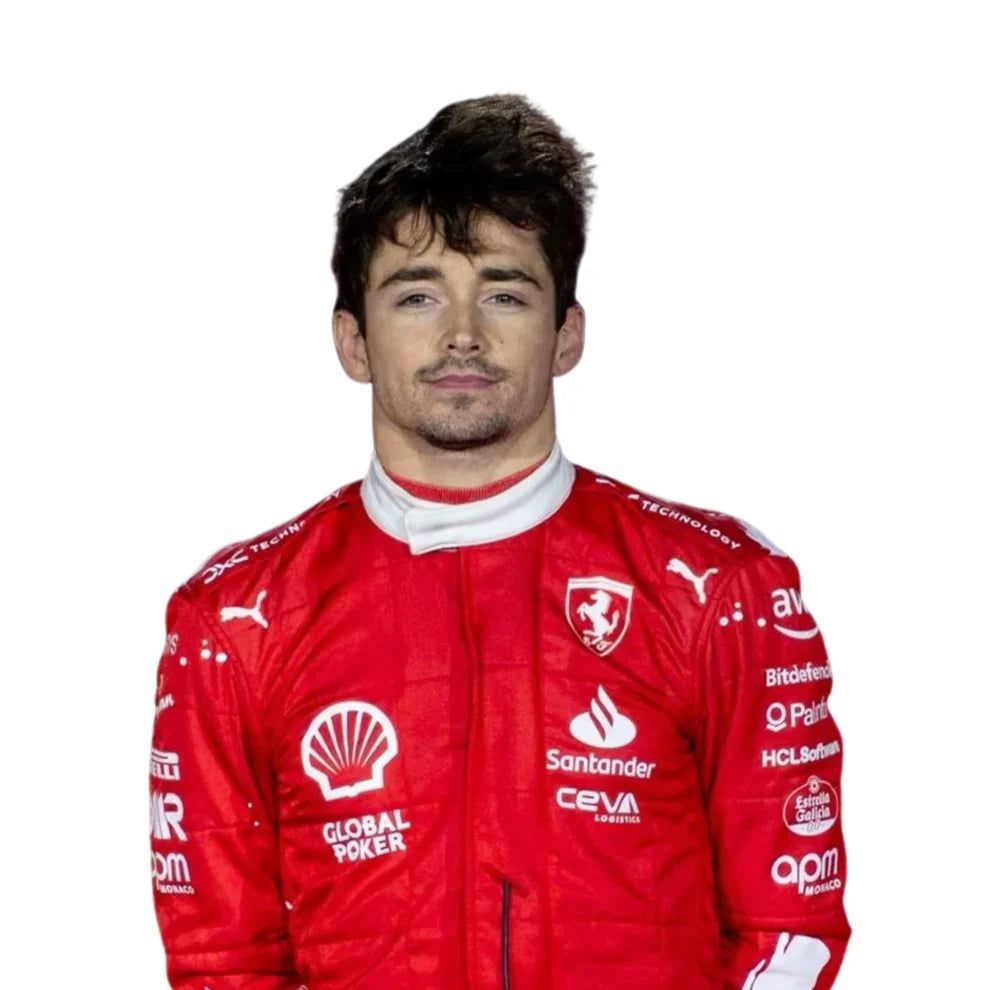 2023 Charles Leclerc las vegas GP special edition Ferrari F1 Race Suit - Creative Racewears