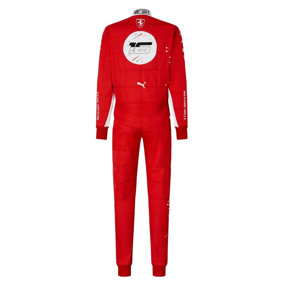 2023 Charles Leclerc las vegas GP special edition Ferrari F1 Race Suit - Creative Racewears