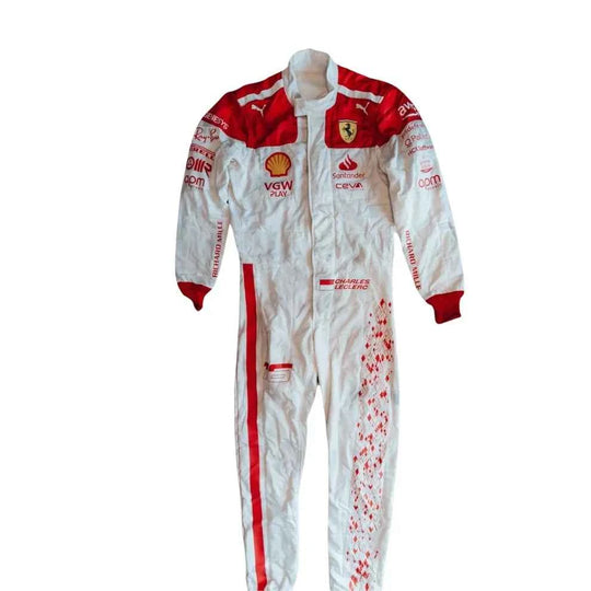 Charles Leclerc 2023 Monaco GP Ferrari F1 Racing Suit | Creative Racegeargear